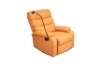 Picture of [FLOOR MODEL CLEARANCE] OLIVIO 360° Swivel Manual Recliner Lounge Chair with Mobile Holder (Orange)