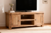 Picture of [FLOOR MODEL CLEARANCE] WESTMINSTER Solid Oak 2-Door TV Unit