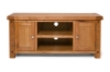 Picture of [FLOOR MODEL CLEARANCE] WESTMINSTER Solid Oak 2-Door TV Unit