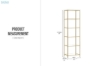 Picture of LADDORA 6-Tier Display Shelf (15.5"x70")