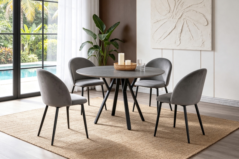 Picture of VERA D39.5" 5PC Dining Set