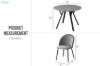 Picture of VERA D39.5" 5PC Dining Set