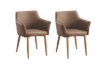 Picture of NORDEN Dining Chair (Smoky Brown) - 2 Chairs in 1 Carton