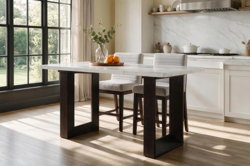 Picture of EDWYN 68" Marble Top Counter Height Table