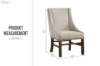 Picture of [FLOOR MODEL CLEARANCE]  SELENE Solid Wood Frame Dining Chair