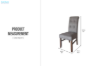 Picture of [FLOOR MODEL CLEARANCE]  ROLFIN Dining Chair (Grey)