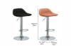 Picture of [FLOOR MODEL CLEARANCE] MANTIS Adjustable Swivel Gas Lift Bar Stool - Brown