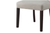 Picture of [FLOOR MODEL CLEARANCE] ARLETTE Button-Tufted Linen Wingback Dining Chair (Light Gray) - Each