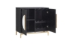 Picture of [FLOOR MODEL CLEARANCE] OCEANA 2-Door Cabinet (Black)