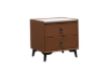 Picture of [FLOOR MODEL CLEARANCE]  CUBA 2-Drawer Nightstand (Brown)
