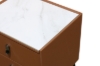 Picture of [FLOOR MODEL CLEARANCE]  CUBA 2-Drawer Nightstand (Brown)