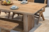 Picture of LUMBER 94.5" 5PC Solid Reclaimed Wood Dining Set