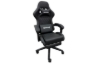 Picture of TURBO 360° Swivel Height-Adjustable Gaming Chair with Reclining Backrest, Lumbar Support & Footrest (Black)