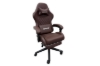 Picture of TURBO 360° Swivel Height-Adjustable Gaming Chair with Reclining Backrest, Lumbar Support & Footrest (Brown)
