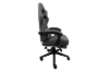 Picture of TURBO 360° Swivel Height-Adjustable Gaming Chair with Reclining Backrest, Lumbar Support & Footrest (Grey)