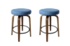 Picture of LUKE H25.5" 360° Swivel Counter Height Stool (Blue)