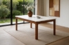 Picture of HARU 63"/71" Solid Wood Dining table with Sintered Stone Top