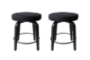 Picture of LUKE H23" 360° Swivel Counter Height Stool (Dark) - Each