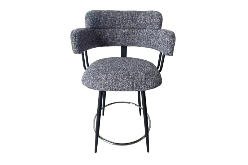 Picture of VIORA 360° Swivel Counter Height Chair with Footrest - Each