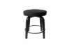 Picture of LUKE H23" 360° Swivel Counter Height Stool (Dark) - 2 Chairs in 1 Carton