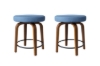 Picture of LUKE H23" 360° Swivel Counter Height Stool (Blue)