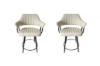 Picture of AMARO 360° Swivel Counter Height Chair with Footrest - 2 Chairs in 1 Carton
