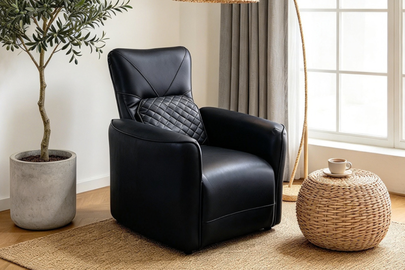 Picture of LAURA Power Recliner Massage Chair with USB Type-C Ports (Dark)