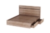 Picture of OAKFORD Bed Frame with Two Movable Storage Drawers in Queen/Eastern King Size