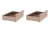 Picture of OAKFORD Bed Frame with Two Movable Storage Drawers in Queen/Eastern King Size